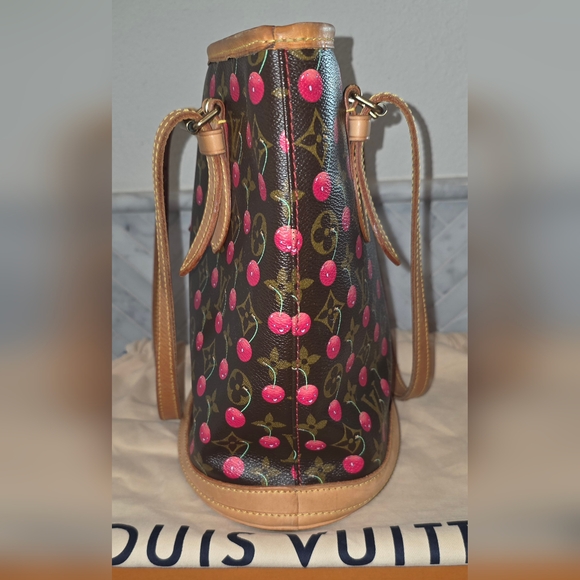 Louis Vuitton Takashi Murakami Cherry Tote Bag Very RARE! - Picture 12 of 16